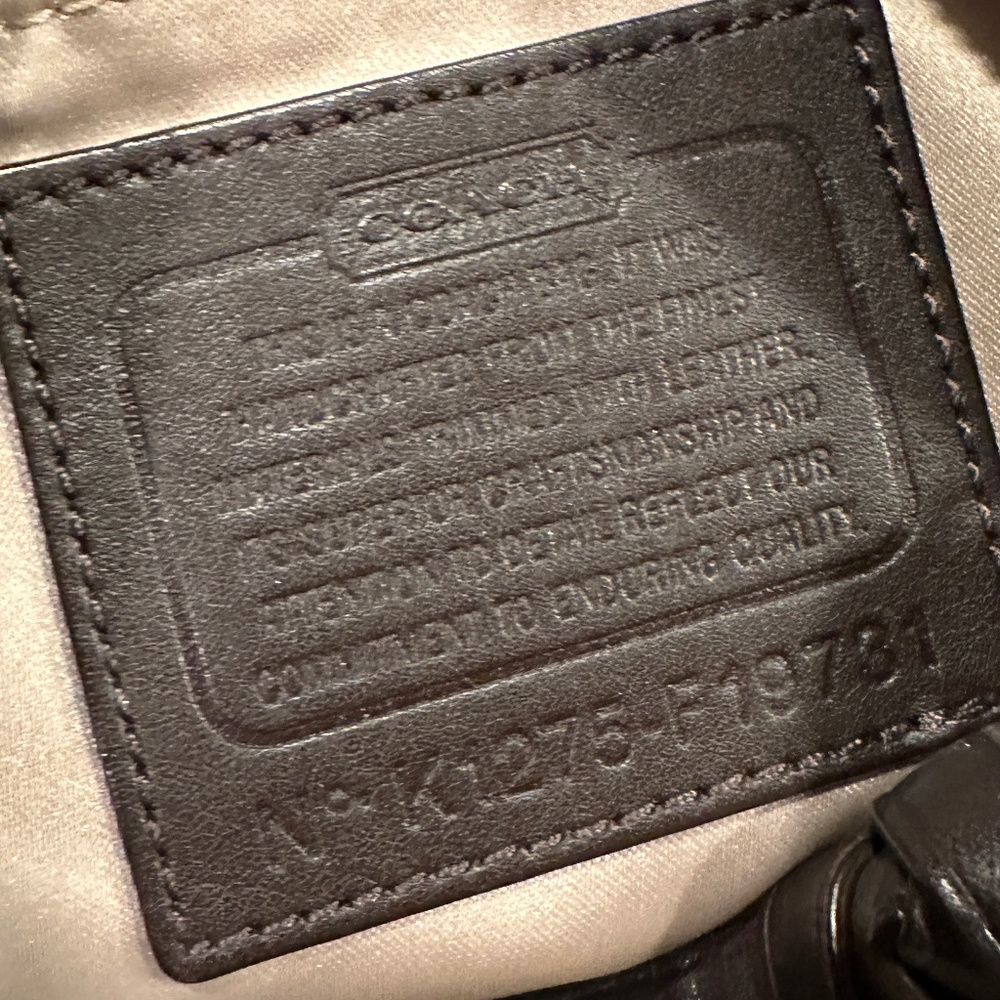 Coach Signature Brown Purse